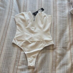 Zara Cream Kids One Piece Bodysuit